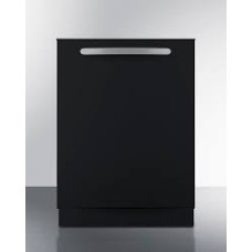 Summit 24" Wide Built-In Dishwasher, ADA Compliant BLACK DW243BADA