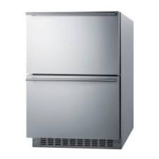 Summit 24" Wide 2-Drawer All-Refrigerator, ADA Compliant ADRD241CSS