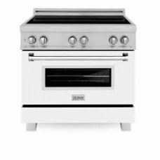 ZLINE RAINDSWM36 36 in. 4.6 cu. ft. Induction Range a 5 Element Stove Electric Convection Oven