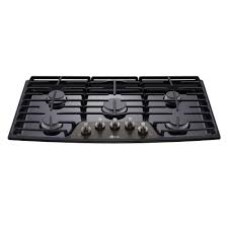 LG Gas Cooktops in Black Stainless Steel - LCG3611BD