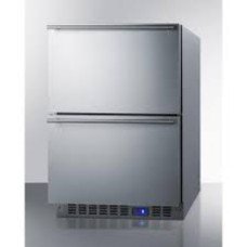 Summit Drawer Freezers in Stainless Steel - CL2R248