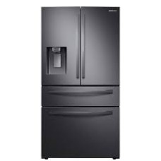 Samsung French Door Refrigerators in Black Stainless Steel - RF22R7351SG