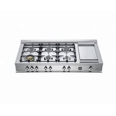 Bertazzoni Electric Cooktops in Stainless Steel - PROF486GRTBXT