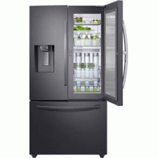 Samsung French Door Refrigerators in Black Stainless Steel - RF28R6301SG