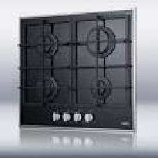 Summit Gas Cooktops in Black - GC424BGL