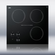 Summit Electric Cooktops in Black - CR3240