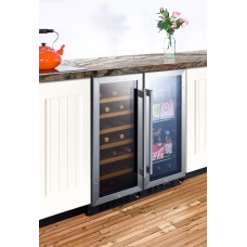 Summit Built-In Beverage Centers in Stainless Steel - SWC1535B SCR1536BG