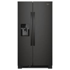 Whirlpool Side by Side Refrigerators in Black - WRS325SDHB