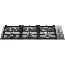 Bertazzoni Gas Cooktops in Stainless Steel - PROF366QBXT