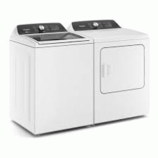 Whirlpool 4.7-4.8 Cu. Ft. Top Load Washer Removable Agitator And 7.0 Cu. Ft. Top Load Electric Moisture Sensing Dryer Steam - White -