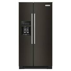 Kitchenaid Counter-Depth Refrigerators in Black Stainless Steel - KRSC703HBS