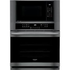 Frigidaire Oven/Microwave Combos Wall Ovens in Black Stainless Steel - FGMC3066UD