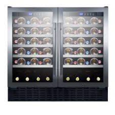 Summit Freestanding Wine Coolers in Stainless Steel - SWC3668