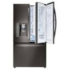 LG French Door Refrigerators in Black Stainless Steel - LFXS30766D