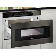 Sharp Microwave Drawers Microwaves in Black Stainless Steel - SMD2470AH