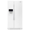 Whirlpool Side by Side Refrigerators in White - WRS588FIHW