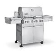 Weber Natural Gas Grills in Stainless Steel - 7170001 Summit S-470 LP