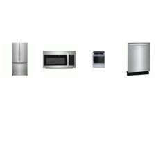 Frigidaire 4 Stainless Steel PKG: 30 inch Front Control Induction Slide In Range Convection Bake Oven,1.8CF OTR MW 300 CFM, Fully Integrated Dishwasher 52dba, 32 Inch Counter-Depth French Door Refrigerator Filtered Water Ice Maker Water Brushed Stain Frigidaire 4 Stainless Steel PKG: 30 inch Front Control Induction Slide In Range Convection Bake Oven,1.8CF OTR MW 300 CFM, Fully Integrated Dishwasher 52dba, 32 Inch Counter-Depth French Door Refrigerator Filtered Water Ice Maker Water Brushed Stain