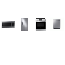 Samsung 4 STAINLESS : SLIDE IN GAS RANGE OVEN, OTR MW, DW, SBS REF