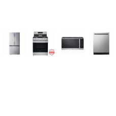 LG 4 STAINLESS : Gas Range Convection Oven Air Fry Air Griddle, 1.8CF OTR MW 300CFM Sensor Cook, 46 dBA Dishwasher, 33 Inch Smart Counter Depth MAX French Door 