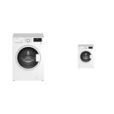 Blomberg 24 inchW 1.95CF Front-Load Washer Steam Organic Wash Cycle STAINLESS DRUM Energy Star AND 3.7CF Electric Dryer Stainless Steel Drum W/Stacking Kit - WHITE - Blomberg 24 inchW 1.95CF Front-Load Washer Steam Organic Wash Cycle STAINLESS DRUM Energy Star AND 3.7CF Electric Dryer Stainless Steel Drum W/Stacking Kit - WHITE -