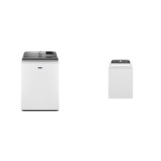 MAYTAG SMART CAPABLE EXTRA POWER BUTTON 4.7CF TOP LOAD WASHER  AND 7.4CF  ELECTRIC DRYER -WHITE - 5 Year PART AND LABOR WARRANTY