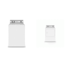 Speed Queen 5 YEAR WARRANTY 3.2CF Top Load Washer Stainless Steel Tub And 7CF Electric Dryer Sanitize - White -