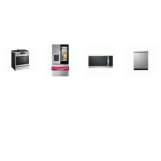 LG 4 STAINLESS APPLIANCE PKG: Smart Instaview Slide-in Gas Range 5 Sealed Convection Oven Air Fry, 1.8CF OTR MW 300CFM Sensor Cook, TrueSteam Dishwasher 44 dB Adjustable 3rd Rack, 26CF Counter Depth French Door Refrigerator EXT Dispenser InstaView Du