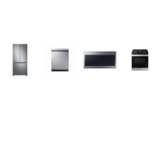 Samsung 4 STAINLESS : Slide-in Gas Range Air Fry & Convection Oven, 2.1CF OTR MW, 46 dBA Dishwasher StormWash 3rd Rack Half Load, 33 Inch Counter Depth French Door W/ICE MAKER ENERGY STAR Samsung 4 STAINLESS : Slide-in Gas Range Air Fry & Convection Oven, 2.1CF OTR MW, 46 dBA Dishwasher StormWash 3rd Rack Half Load, 33 Inch Counter Depth French Door W/ICE MAKER ENERGY STAR