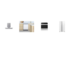 Samsung 4 White Glass Appliance Package : Slide-In Electric Range Convection Oven Air Fry Self & Steam Clean, 30 Inch Smart Wall Mount Chimney Range Hood 630 CFM, 42dBA Dishwasher FlexLoad Rack, Side by Side Smart Refrigerator 28 cu. ft Beverage Cent