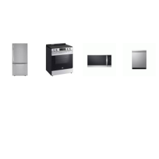 LG 4 STAINLESS APPLIANCE PKG: LSEL6331F MVEM1825F LDP6810SS LRDCS2603S