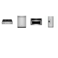 Kitchenaid 4 Stainless Steel Package : KBSD702MPS KMBP107ESS KCGC506JSS KDTM404KPS