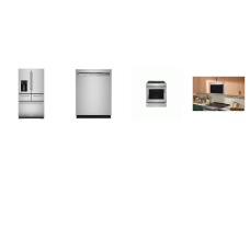 Kitchenaid 4 Stainless : Induction Slide-In Even-Heat True Convection Range Oven Air Fry, Multifunction OTR MW Infrared, 39 dBA Dishwasher Third Level Utensil Rack, 36-Inch French 5-Door Refrigerator Exterior Ice and Water Dispenser 