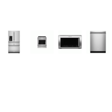 Kitchenaid 4 Stainless : Induction Slide-In Even-Heat True Convection Range Oven Air Fry Steam Bake, OTR Convection Microwave Air Fry Mode, DW 41 dBA, French 5-Door Refrigerator EXT WD