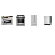 4 Stainless Steel Package : Sharp Dishwasher 49 dBA, 24 Inch Microwave Drawer, 36 Inch French 4-Door Counter Depth Refrigerator W/Ice Maker, And Kitchenaid 30 inch 5-Burner Gas Slide-In Continuous Grates Range 5.8cf True Convection Oven