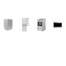 APT SIZE 4 STAINLESS : Avanti 20 inch Smooth Top Electric Range Oven, 18 inch Dishwasher, Danby 24 Inch Over-the-Range Microwave , Sharp 24 Inch 11.5CF Counter Depth Bottom Mount Refrigerator