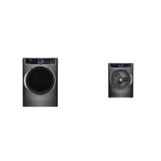 Electrolux Perfect Steam 4.5 CF Front Load Washer LuxCare And Stackable 8.0 CF Electric Dryer Predictive Instant Refresh - Titanium