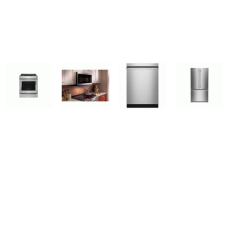 Kitchenaid 4 Stainless : Induction Slide-In True Convection Range Oven, 47 DBA Dishwasher, OTR MW 400CFM, FRENCH DR COUNTER DEPTH Refrigerator INT WATER DIS