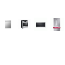 LG 4 STAINLESS : Instaview Slide-in Gas Range 5 Sealed Convection Oven Air Fry, 2.0CF OTR MW 400CFM, Dishwasher 50dB, 26.5CF Counter-Depth French Door Refrigerator Internal Water Dispenser