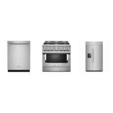 Kitchenaid 3 Stainless Steel Package : KFDC506JSS KDTM404KPS KBSD708MSS