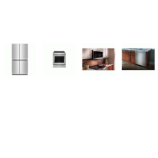 Kitchenaid 4 Stainless : Induction Slide-In Even-Heat True Convection Range Oven Air Fry, OTR MW 1.9CF 400CFM, 44 DBA Dishwasher 3RD Rack, 36 Inch Counter-Depth 4-DOOR French Refrigerator  Icemaker