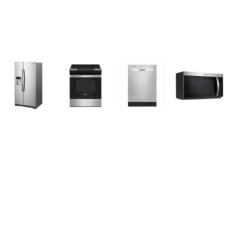 Whirlpool 4 STAINLESS : SLIDE IN RANGE OVEN, OTR MW, 55 dB DW, 33"W SBS REF