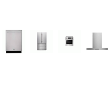 Thor Kitchen 4 Stainless : 30 Inch Tilt Panel Electric Range True Convection Fan Oven Air Fry, T-shape 30 Inch Contemporary Wall Mount, Dishwasher 46 dB 3rd Rack, 36 Inch French 4DR REF