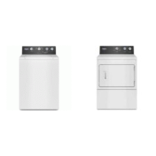 Maytag COMMERCIAL-GRADE 3.5CF Washer PowerWash Stainless Steel Wash Basket AND 7.4CF Electric Dryer Wrinkle Control Premium Motor - White 5 Years Warranty - Maytag COMMERCIAL-GRADE 3.5CF Washer PowerWash Stainless Steel Wash Basket AND 7.4CF Electric Dryer Wrinkle Control Premium Motor - White 5 Years Warranty -