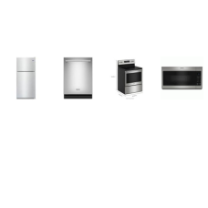 Maytag 4 STAINLESS STEEL APPLIANCE PACKAGE : RANGE OVEN, DW, MW, FRIDGE