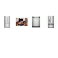 Kitchenaid 4 Stainless : Slide-In Electric Range Convection Oven Air Fry, 1.9CF OTR MW, 41DBA Dishwasher, Counter-Depth French Door Refrigerator Auto Fill WD