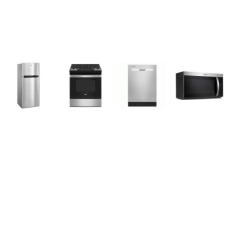 Whirlpool 4 Stainless PKG : Slide In Gas Range Oven, 1.7cf OTR MW, 28" FRIDGE, 55 dBA Dishwasher Whirlpool 4 Stainless PKG : Slide In Gas Range Oven, 1.7cf OTR MW, 28" FRIDGE, 55 dBA Dishwasher