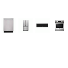 Thor Kitchen 4 PKG : GAS RANGE COMMERCIAL CONVECTION, OTR MW, 46dB DW, COUNTER DEPTH FRENCH DR REF