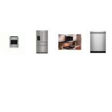 Kitchenaid 4 SS : Induction Slide In Range, 1.9CF OTR Microwave, 41 DBA Dishwasher, French.4-Door Refrigerator Platinum Interior EXT WD