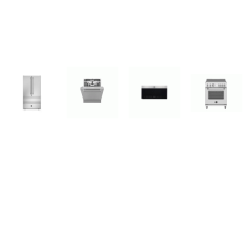 Bertazzoni 4 STAINLESS : RANGE CONVECTION OVEN ELECTRIC, MW, 42 dB DW, COUNTER DEPTH 4DR REF